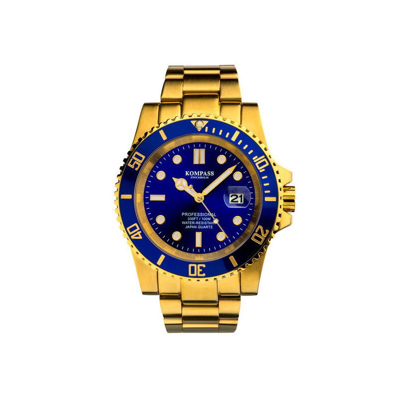 Kompass Grand Diver Gold