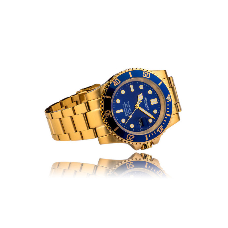Kompass Grand Diver Gold