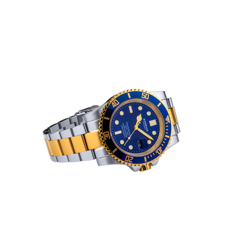 Kompass Grand Diver Gold / Steel