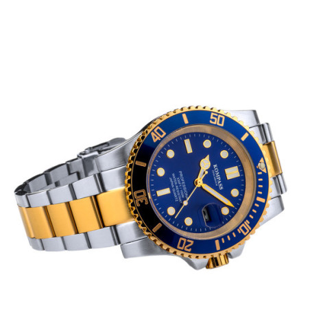 Kompass Grand Diver Gold / Steel