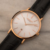 Kompass Nautilus Ladies Rose Gold Silver Dial Black Strap